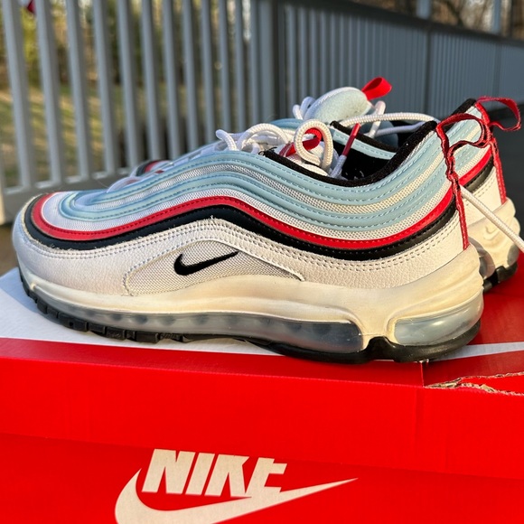 red white & blue nikes